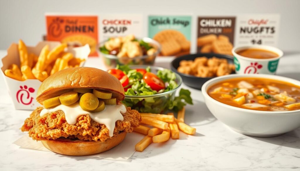 Chick-fil-A lunch menu and dinner options