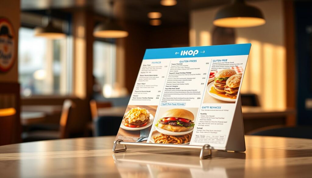 IHOP gluten free choices menu modifications