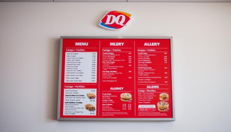 dairy queen allergen menu