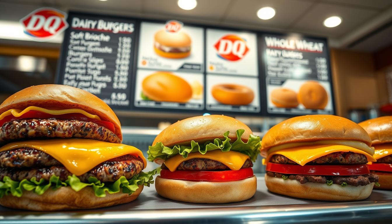 dairy queen burgers menu