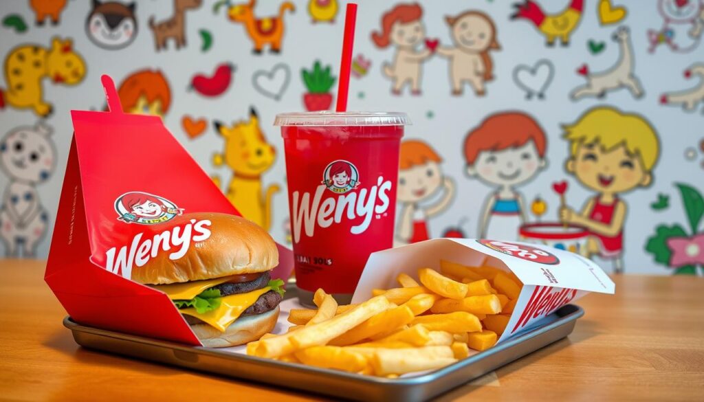 ordering for kids at Wendy's