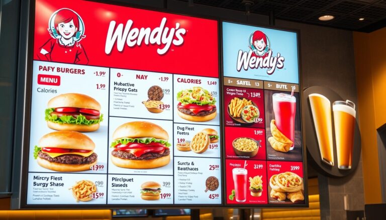 wendy's calorie menu