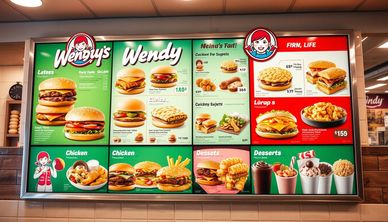 wendy's menu