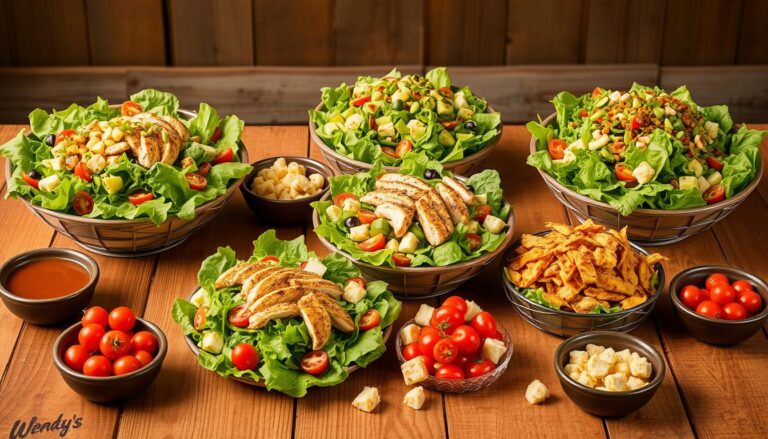 wendy's salad menu